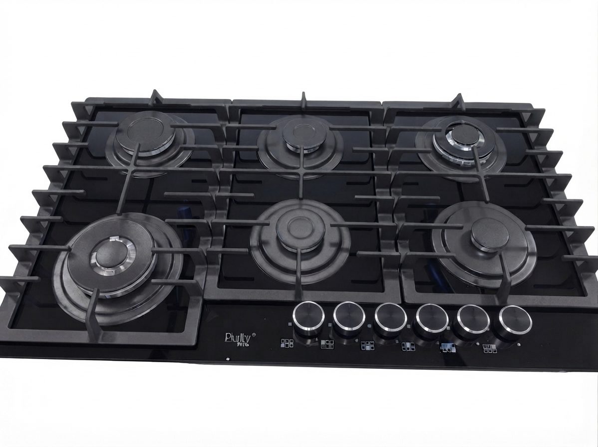 HPT904G | Gas Hob 6 Eyes Heavy Duty Grids