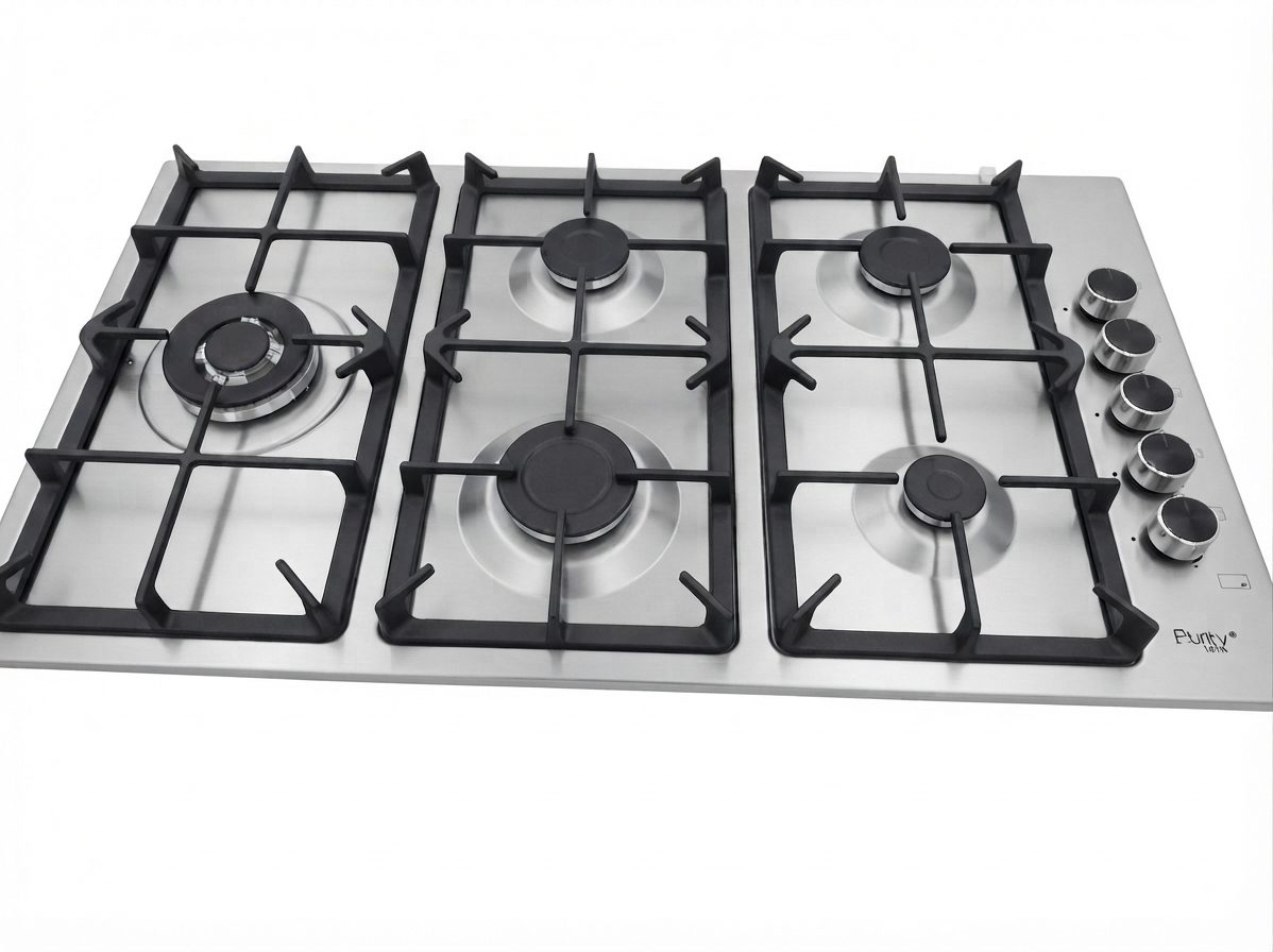 HPT905S - Gas Hob 5 Eyes Heavy Duty Grids