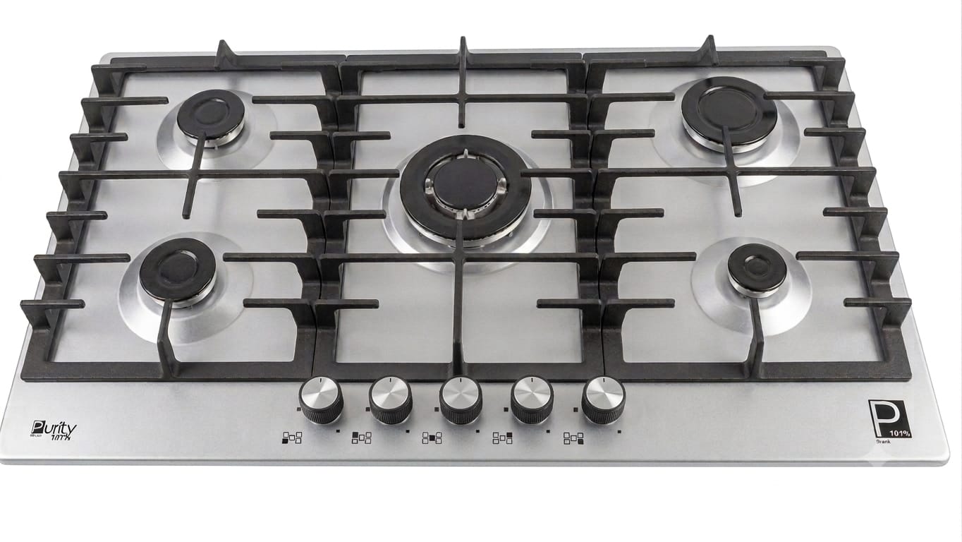 HPT906S - Gas Hob 5 Eyes Heavy Duty Grids