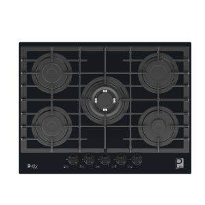 HPT713G - Gas Hob 5 Eyes Heavy Duty Grids