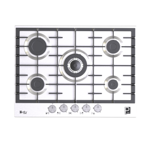 HPT713S - Gas Hob 5 Eyes Heavy Duty Grids