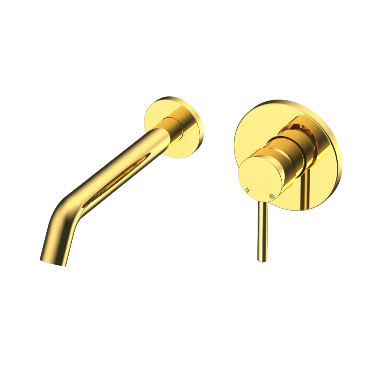 MDA70-A Espina Concealed wash Basin Armature Gold