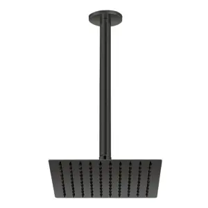 ADS17-S Ceiling Mounted Shower Set (200×200-Ceiling outlet) Black