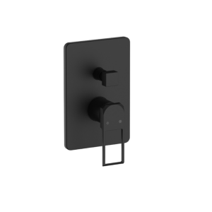 MTA190-S   Quadro Fully Concealed Bathroom Armature   Black