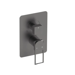 MCA190-G   Quadro Concealed Bathroom Armature Gun Black