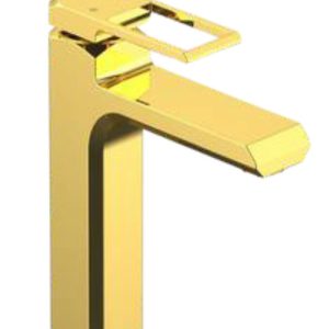 MLB190-A Quadro Medium Gold Basin Mixer