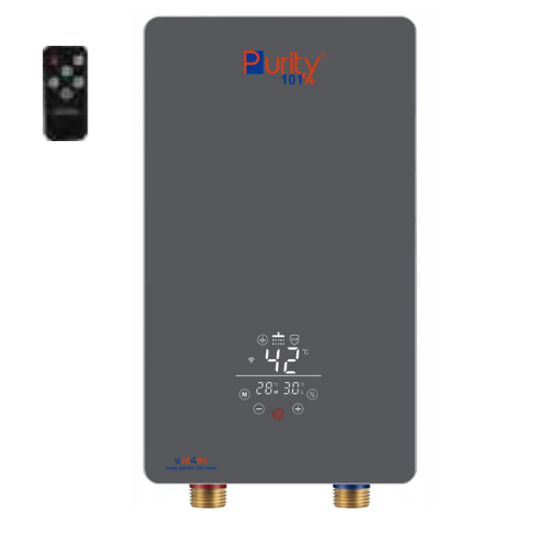 سخان بيورتى فورى كهرباء ديجيتال -P101 11 kW GRAY
