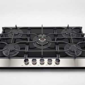 HPT919BL | Gas Hob 5 Eyes Heavy Duty Grids